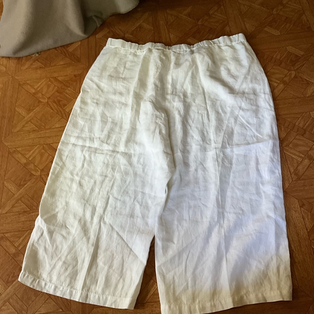 J. Jill size 4X Linen cropped pants